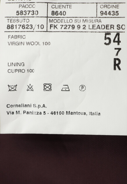 Костюм CORNELIANI  54 размера