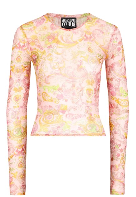 Лонгслив с принтом VERSACE JEANS COUTURE