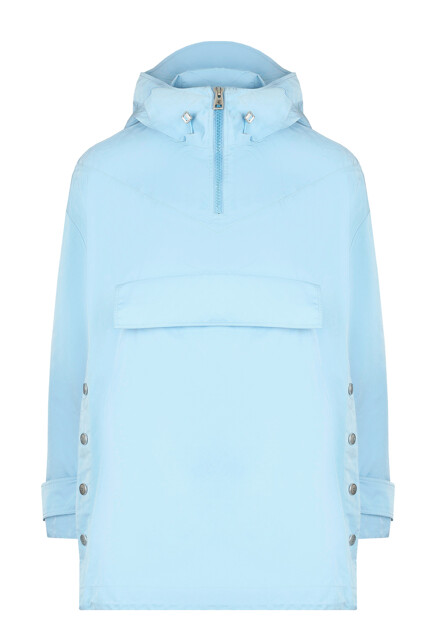 Анорак с капюшоном и вышитым логотипом ERMANNO SCERVINO