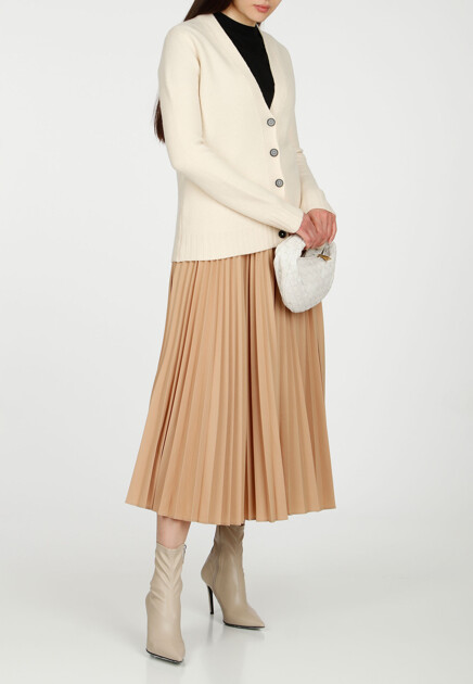 Кардиган JIL SANDER  - Шерсть - цвет бежевый