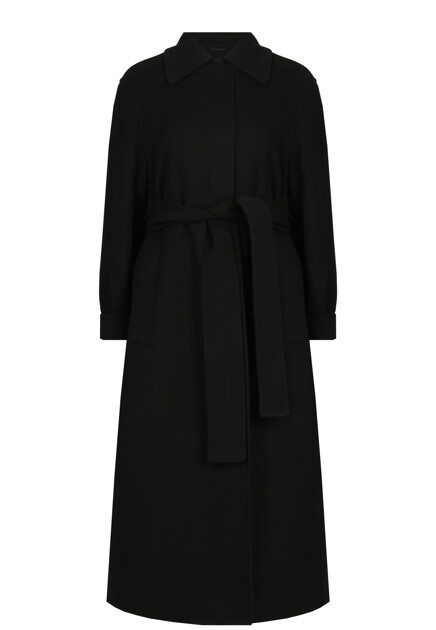 Удлиненное пальто из шерсти JIL SANDER