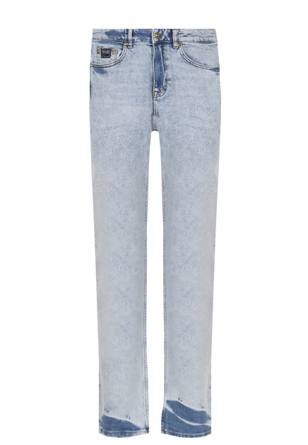 Джинсы с вываренным эффектом  VERSACE JEANS COUTURE