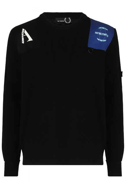 Свитер с нашивками  FRED PERRY