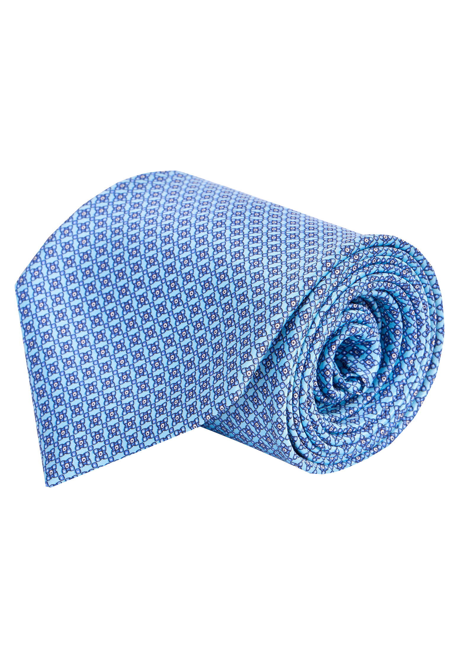 Голубой галстук STEFANO RICCI