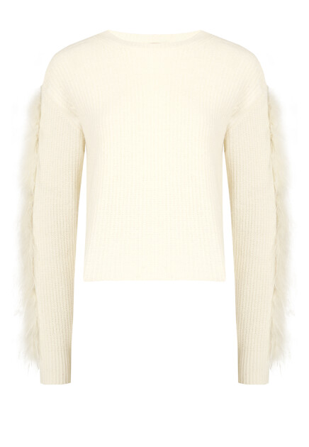 Свитер с декором из перьев TWINSET Milano