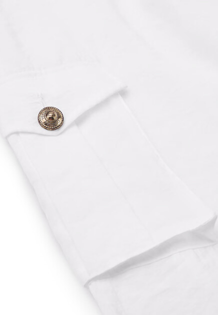 Брюки VERSACE JEANS COUTURE  - Модал - цвет белый