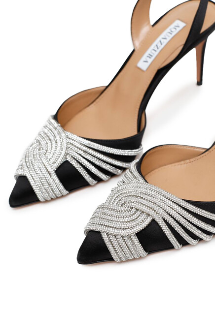 Босоножки AQUAZZURA  - Текстиль