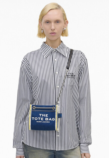 Сумка-тоут The Denim Chain Crossbody Tote Bag MARC JACOBS - США