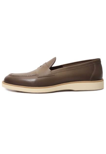 Лоферы из гладкой кожи  SANTONI