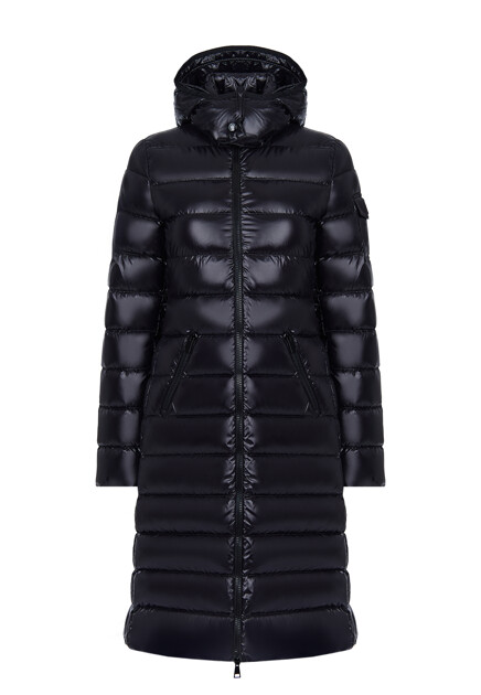Стеганый глянцевый пуховик MONCLER
