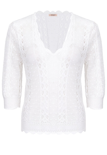 Кружевная блуза  TWINSET Milano