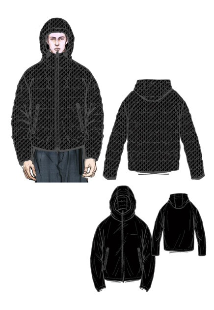 Пуховик EMPORIO ARMANI 207839