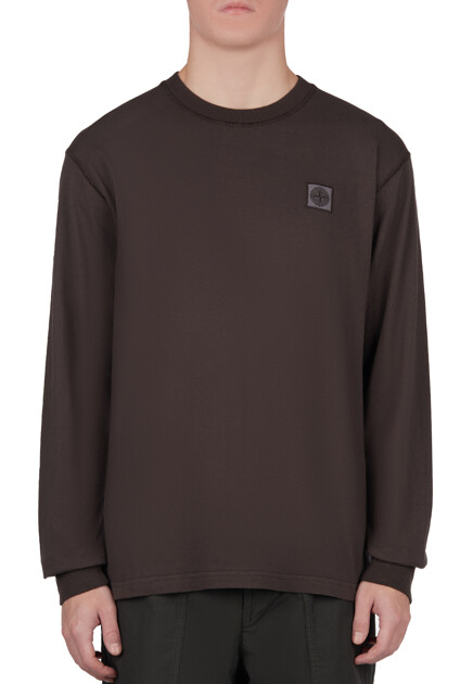 Свитшот STONE ISLAND  - Хлопок - цвет серый