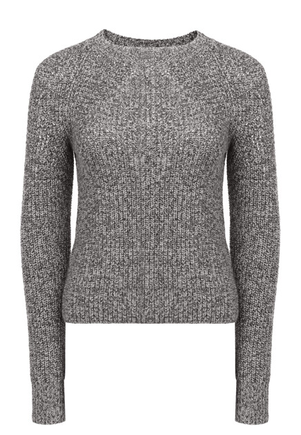 Джемпер с декором из страз ERMANNO SCERVINO