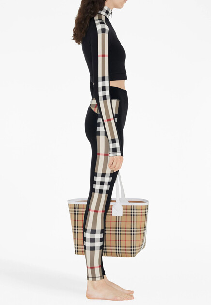Брюки BURBERRY  - Полиамид - цвет разноцветный