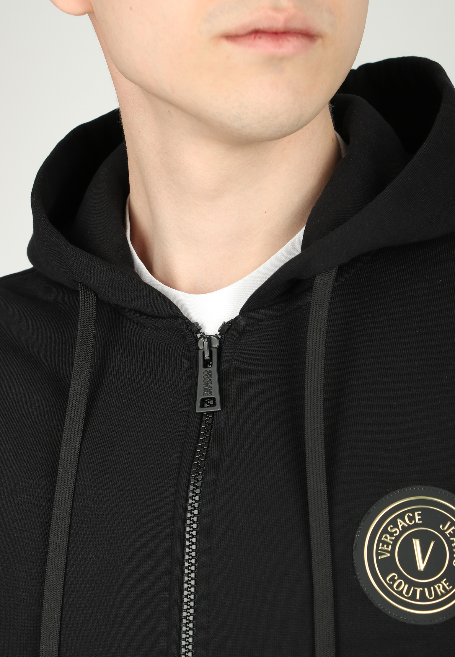 Толстовка VERSACE JEANS COUTURE  - Хлопок - цвет черный