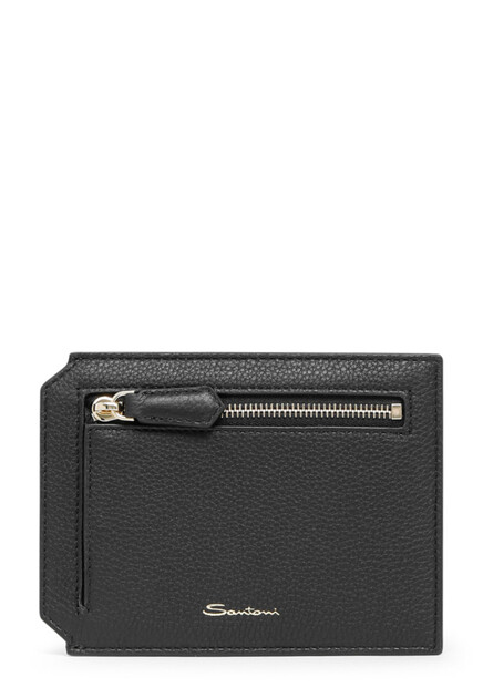 Черный кошелек SANTONI
