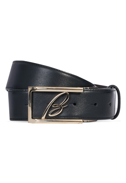 Черный ремень BRIONI
