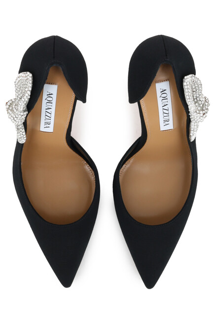 Туфли AQUAZZURA  - Текстиль - цвет черный