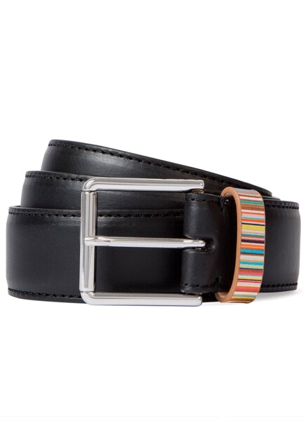 Черный ремень PAUL SMITH