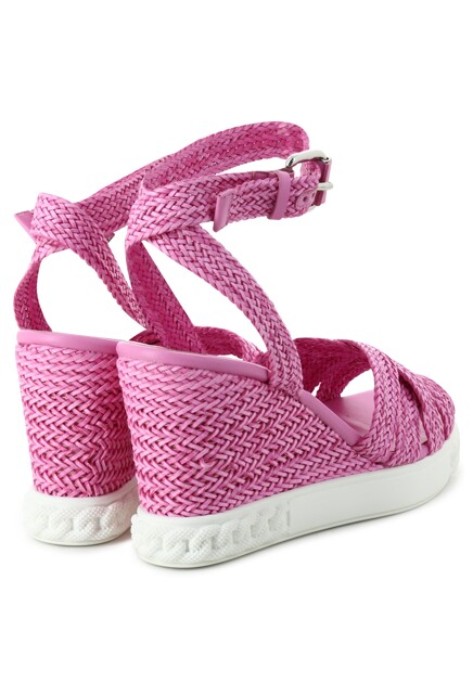 Босоножки CASADEI  - Кожа - цвет розовый