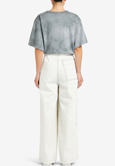 Джинсы MM6 Maison Margiela  - Хлопок - цвет белый