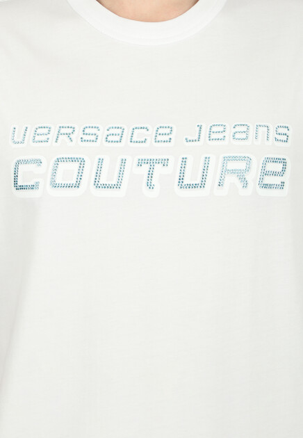 Футболка VERSACE JEANS COUTURE  - Хлопок - цвет белый