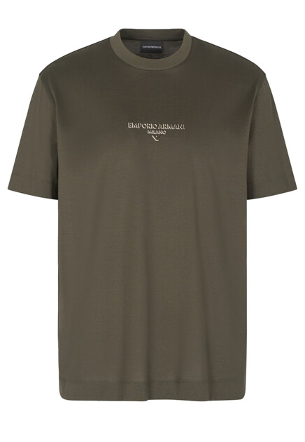 Футболка с логотипом EMPORIO ARMANI