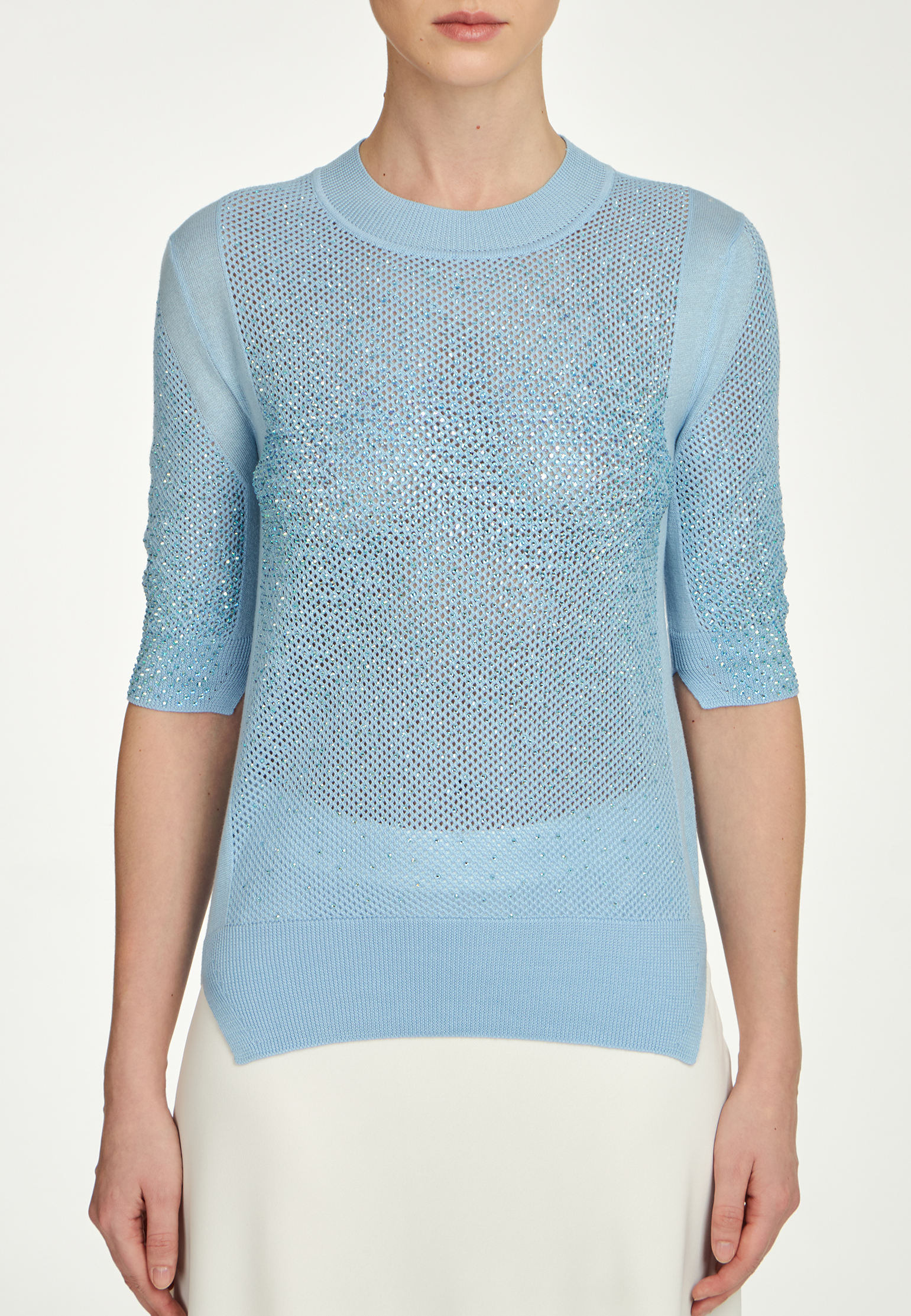Футболка ERMANNO SCERVINO  - Хлопок