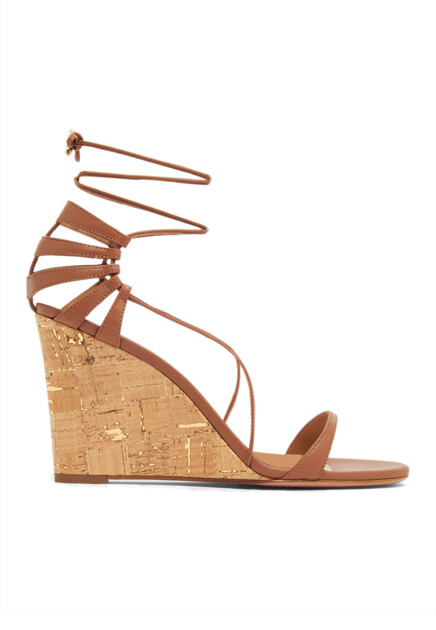 Босоножки на танкетке AQUAZZURA - ИТАЛИЯ