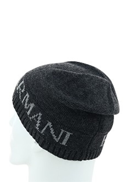 Комплект шапка и шарф с логотипом EMPORIO ARMANI