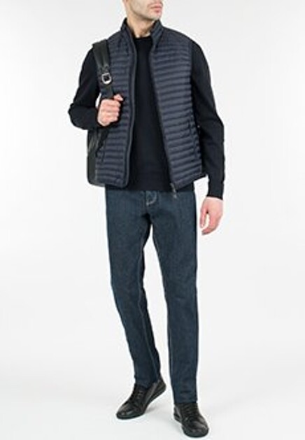 Стёганый жилет EMPORIO ARMANI