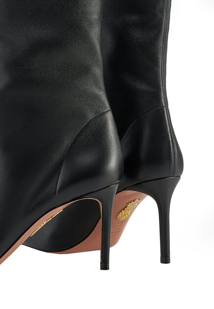 Ботинки AQUAZZURA  - Кожа - цвет черный