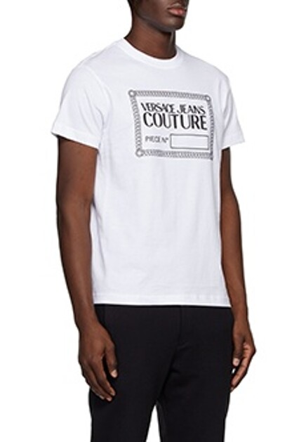 Футболка с логотипом VERSACE JEANS COUTURE