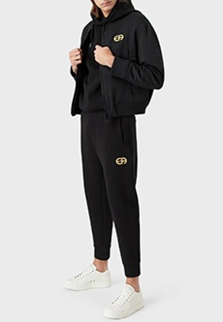 Спортивный костюм с золотистым лого EMPORIO ARMANI
