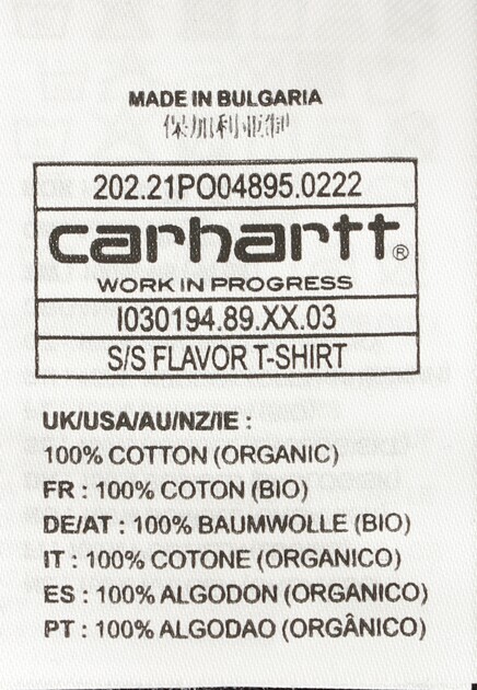 Футболка CARHARTT WIP  - Хлопок - цвет черный