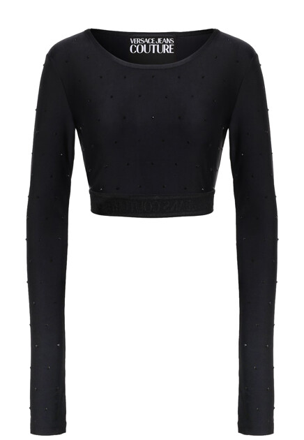 Топ со стразами  VERSACE JEANS COUTURE
