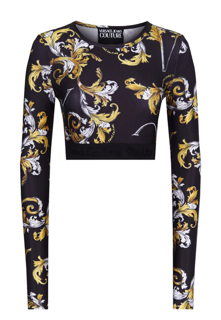 Топ с принтом VERSACE JEANS COUTURE