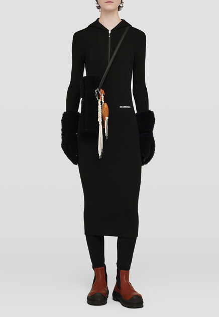 Платье JIL SANDER  - Шерсть, Полипропилен