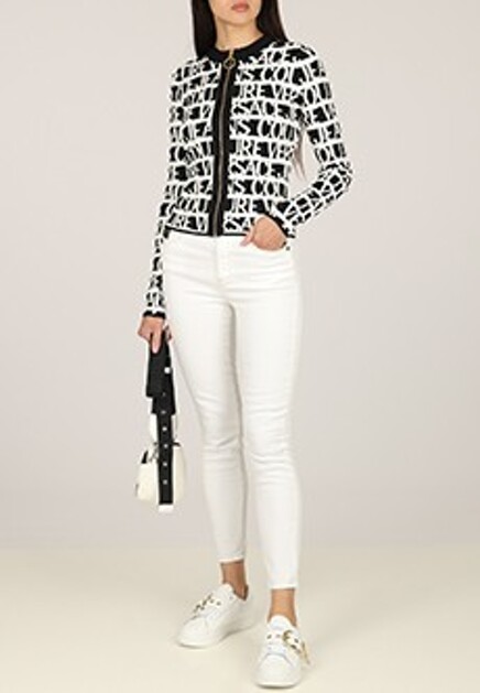 Приталенный кардиган на молнии VERSACE JEANS COUTURE