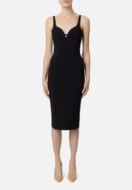 Трикотажное платье  ELISABETTA FRANCHI - ИТАЛИЯ