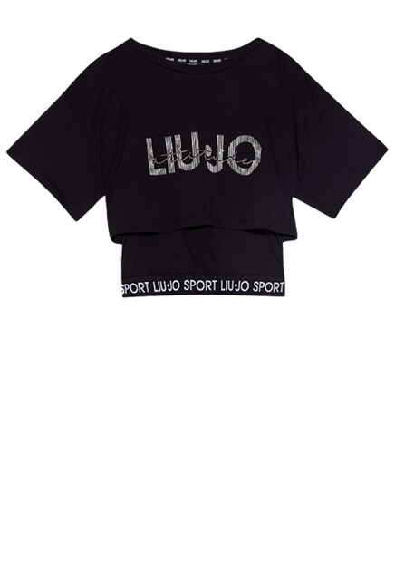 Укороченная футболка LIU JO