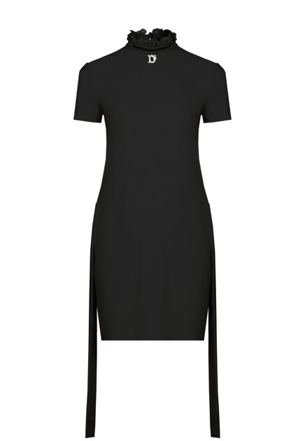 Платье с лого-подвеской DSQUARED2