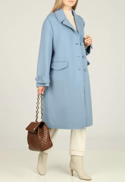 Однобортное пальто  ERMANNO SCERVINO - ИТАЛИЯ