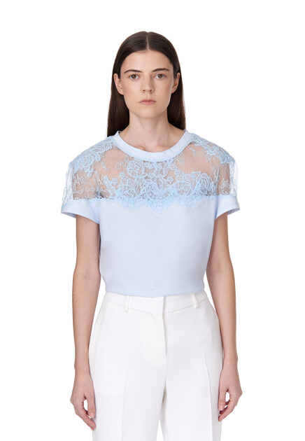Футболка ERMANNO SCERVINO  - Хлопок