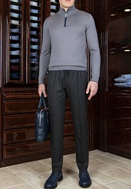 Шерстяные брюки STEFANO RICCI