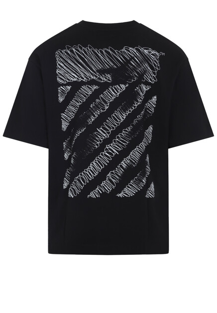 Футболка с принтом OFF-WHITE