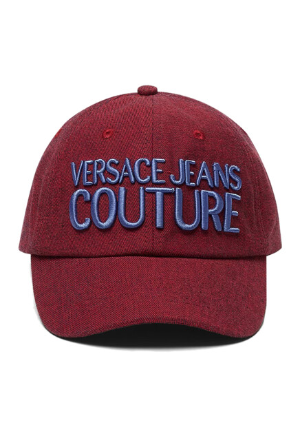 Бейсболка с крупным логотипом VERSACE JEANS COUTURE