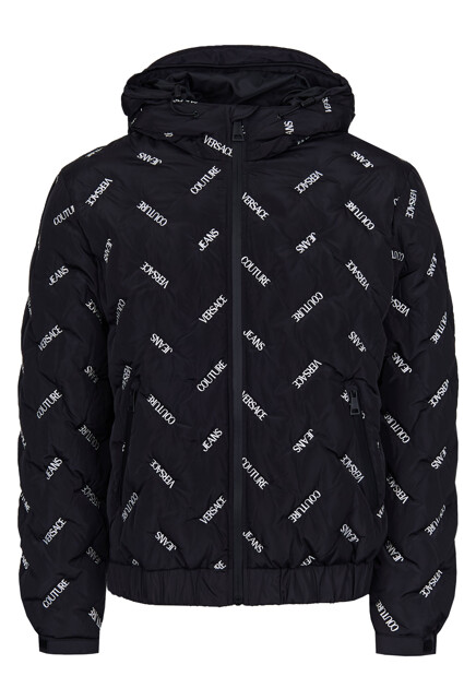 Куртка с логотипированным паттерном VERSACE JEANS COUTURE