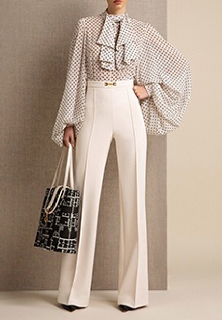 Блуза-боди с бантом ELISABETTA FRANCHI